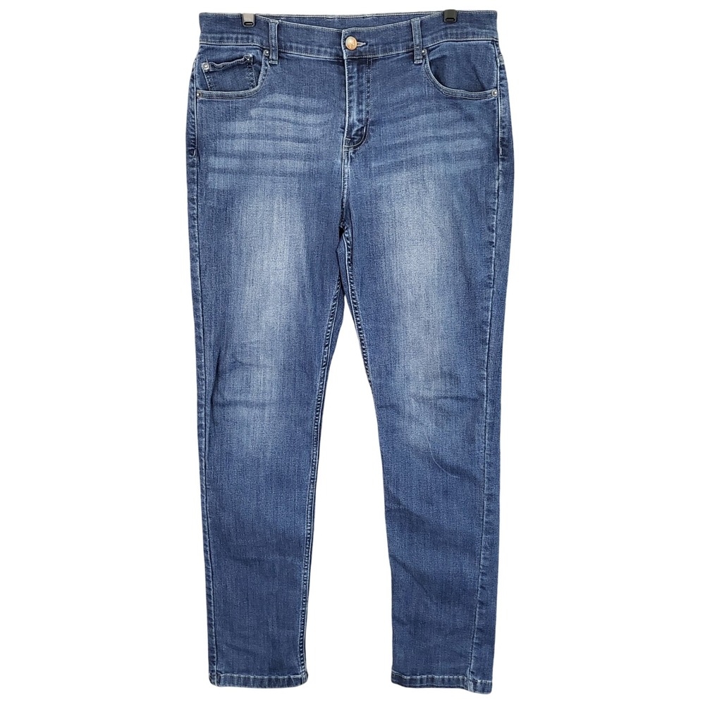 Mugsy Jeans Mens Size 35x34 Blue Wash‎ Denim Straight Leg Jeans